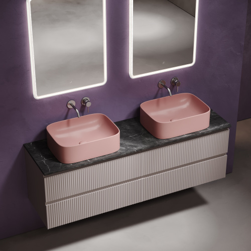 Столешница Sancos TT160A1 160х46 накладная цвет черный - фото 3